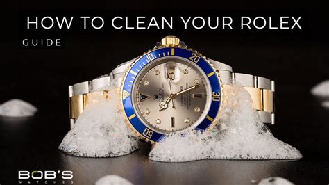 best way to clean my rolex submariner|how to clean rolex crystals.